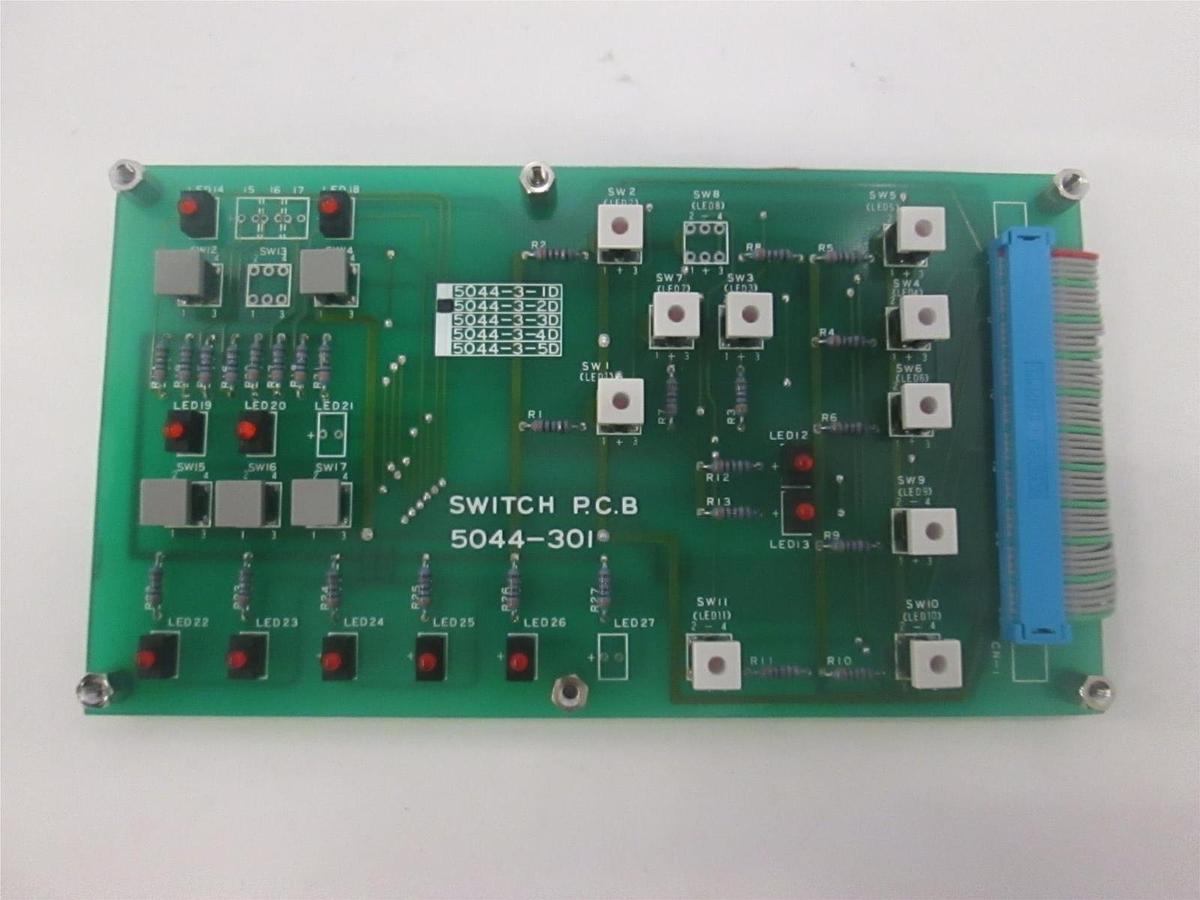 Used TEL Switch PCB, 5044-301, Used, Working When Removed for a diffusion furnace