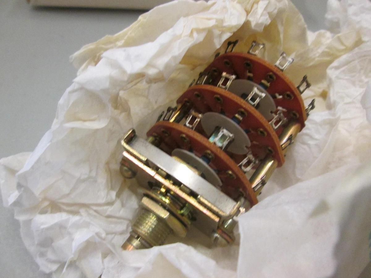 Used CRL Components Rotary Switch SA-1008, 3 Pole, 2-11 Positions, NEW