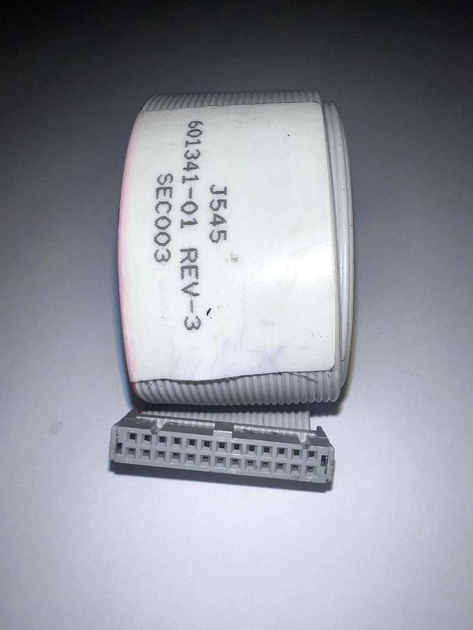 Used SVG VTR Ribbon Cable P/N 601341-01 ASSY HRNS STATUS 26 Pin. SEC003 J545