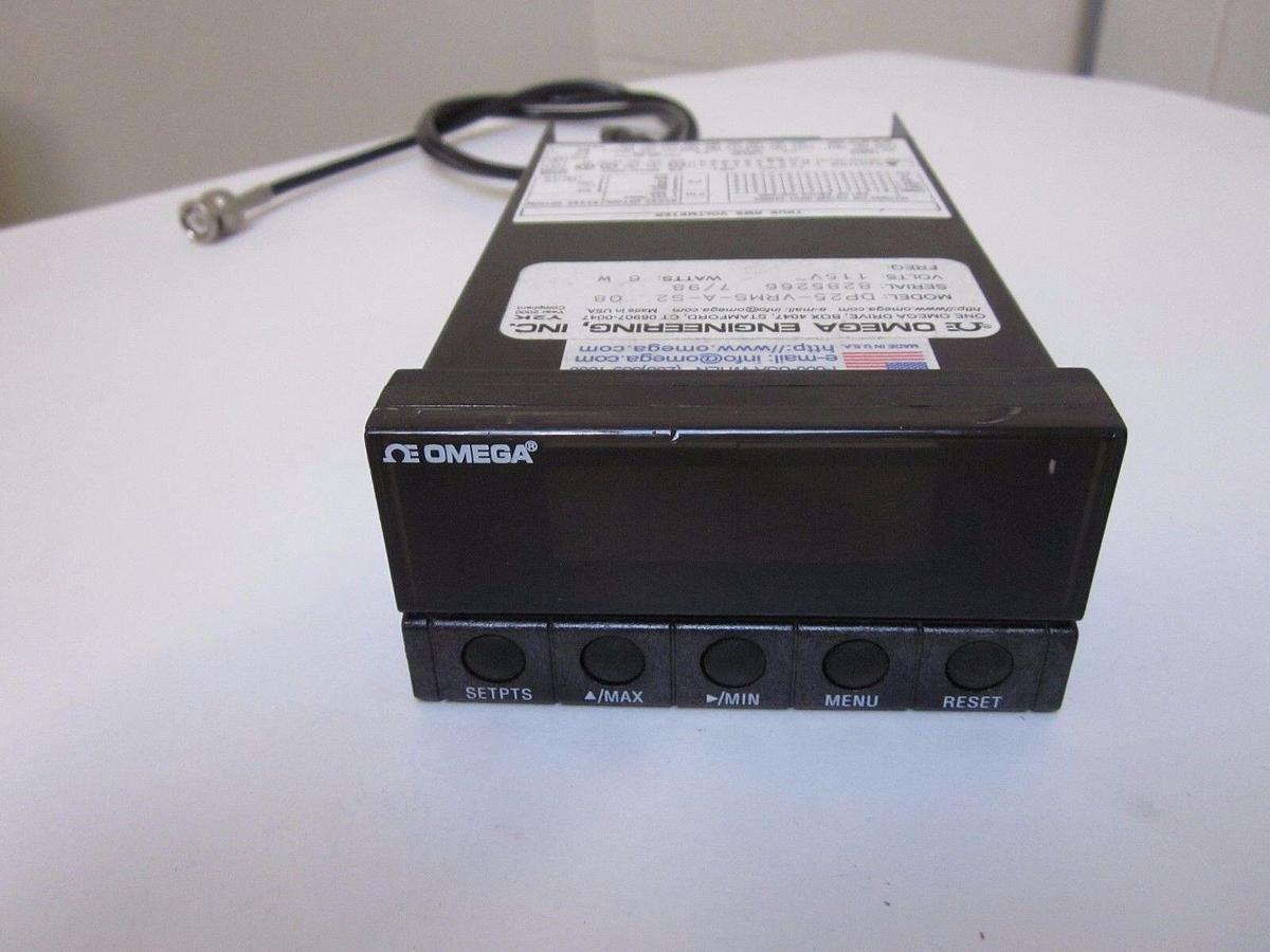 Used Omega DP25-VRMS-A-S2 True RMS Voltmeter