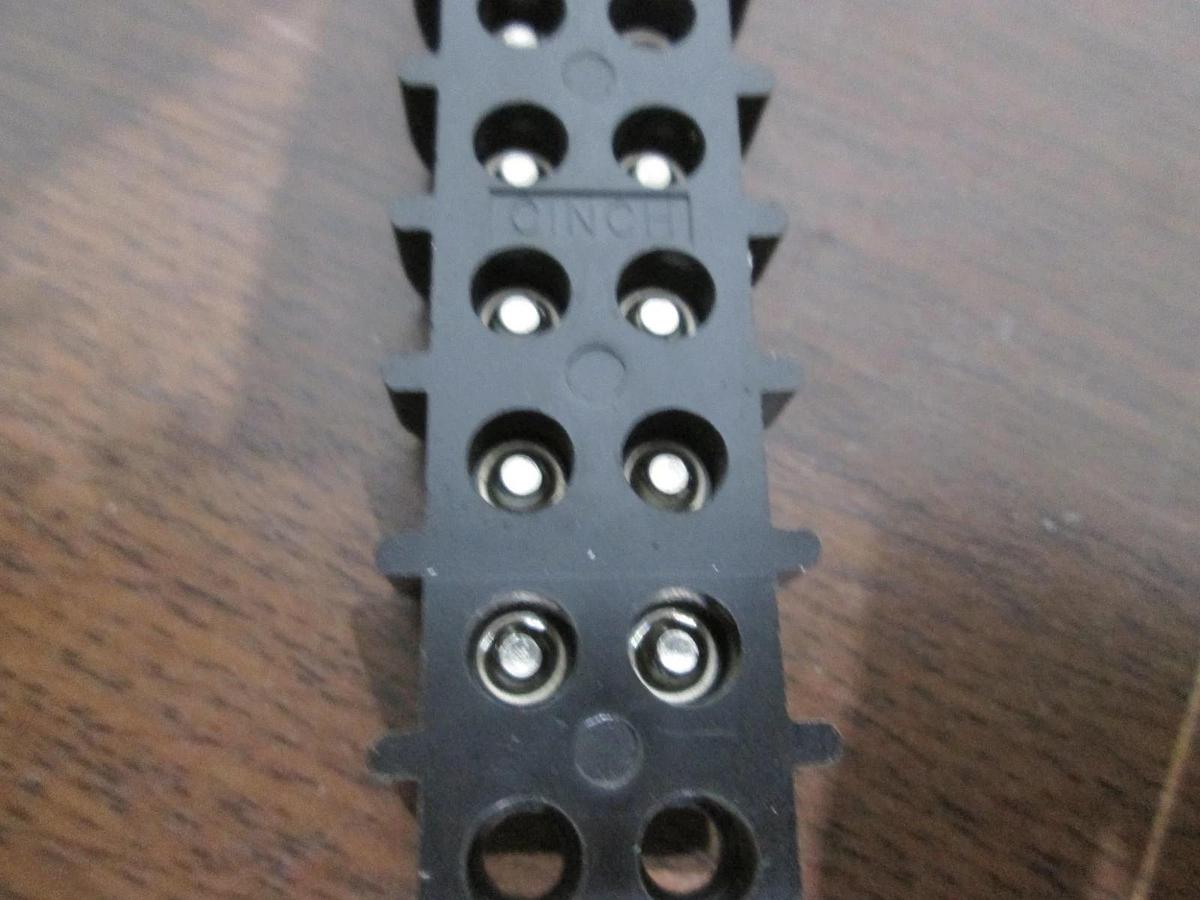 Used Cinch, 6 Position Terminal Block, Used, Lot of 2
