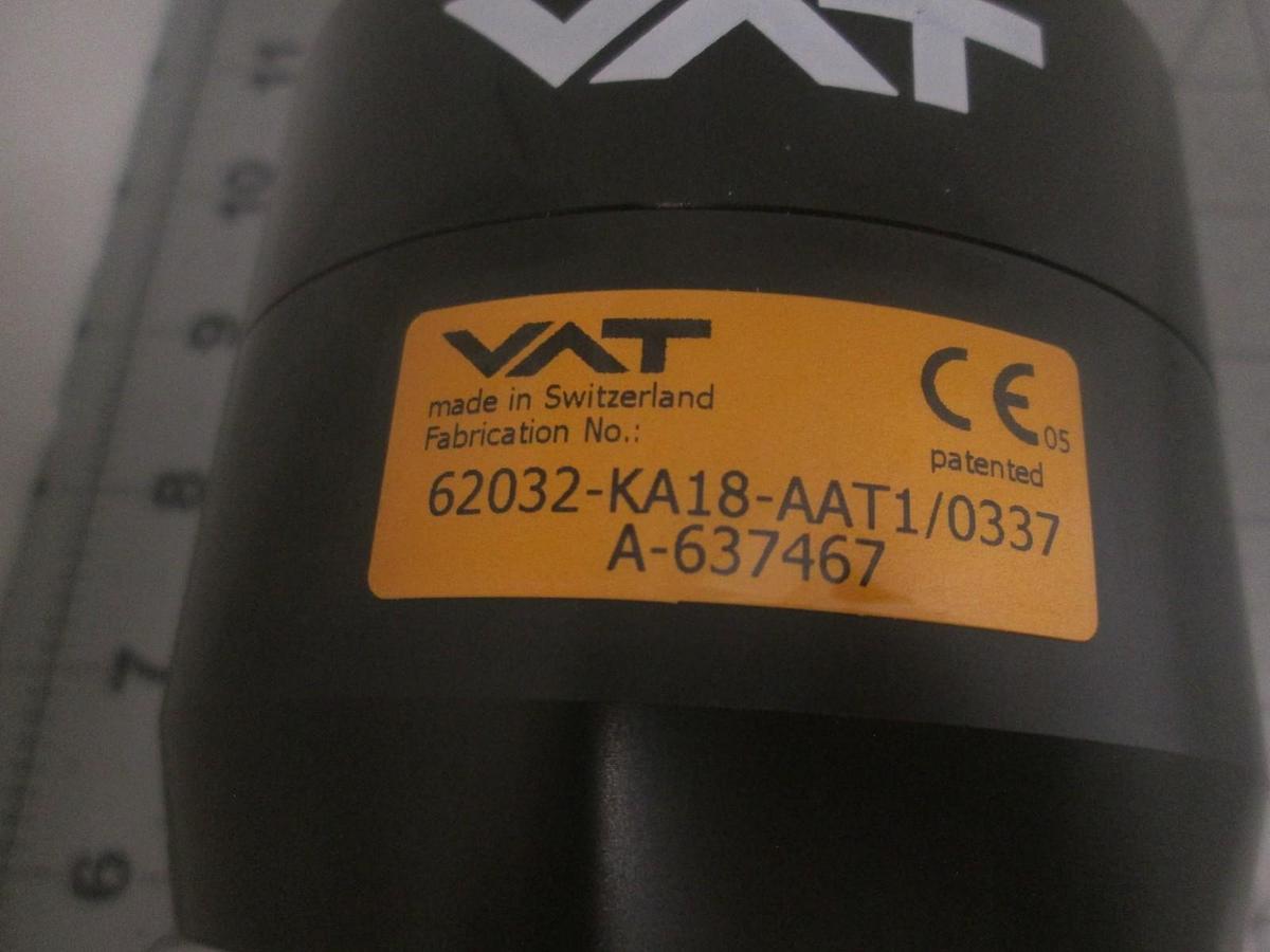 VAT Inc., 62032-KA18-AAT1/0337, Control Angle Valve, New