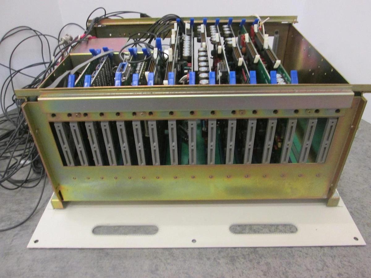 Used Hitachi, Scanning Electron Microscope Card Cage Complete w/ PCB, Used