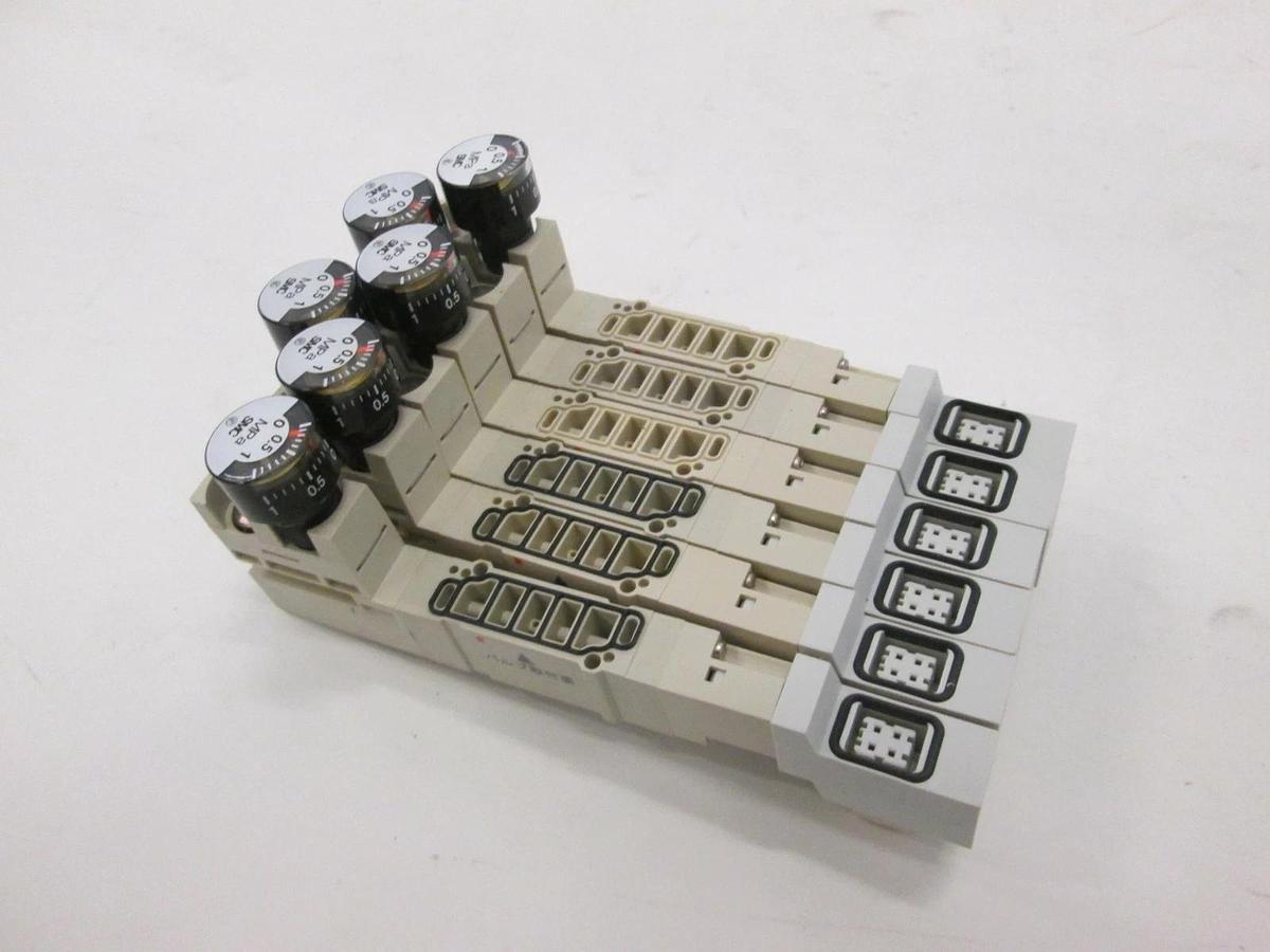Used SMC, SV1000-06-P, Solenoid Valve, Used, Lot of 6