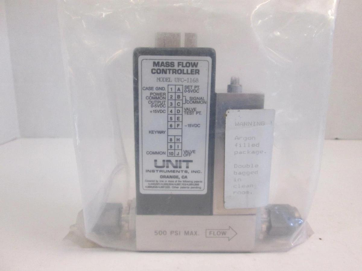 Used Unit UFC-1168 Mass Flow Controller, H2, 20 SLM, Used