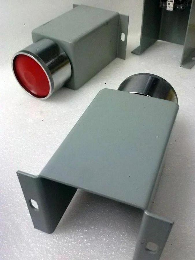 Used Westinghouse Emergency Stop PushButton, PB1B Contact with Housing, Lot of 3 Used