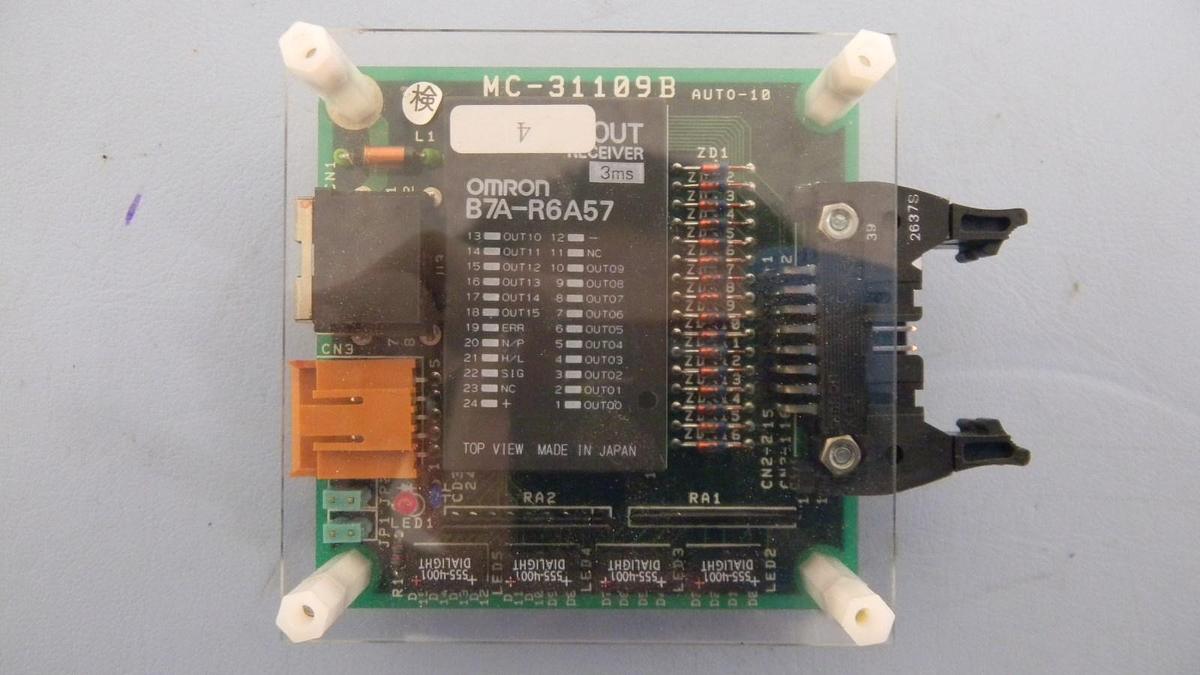 Used Tokyo Electron Limited MC-31109B Rev 1A Carrier Stage Carrier Status PCB Assy.