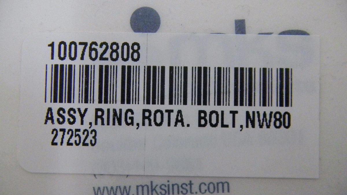MKS HPS 100762808 Rotatable Bolt Ring, NW80, 8 Bolt, Almuminum NIP - LOT of 2
