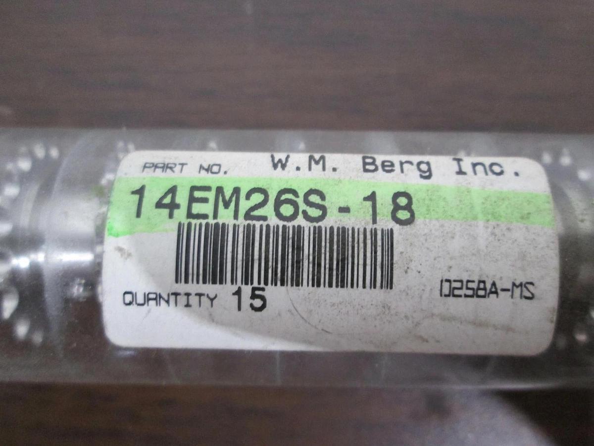 W.M. Berg, 14EM26S-18, Mini Pitch Sprocket, 18 Teeth, .1475”, New, Lot of 15