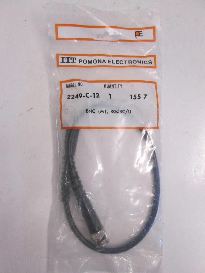 ITT Pomona 2249-C-12, BNC (M), RG58C/U