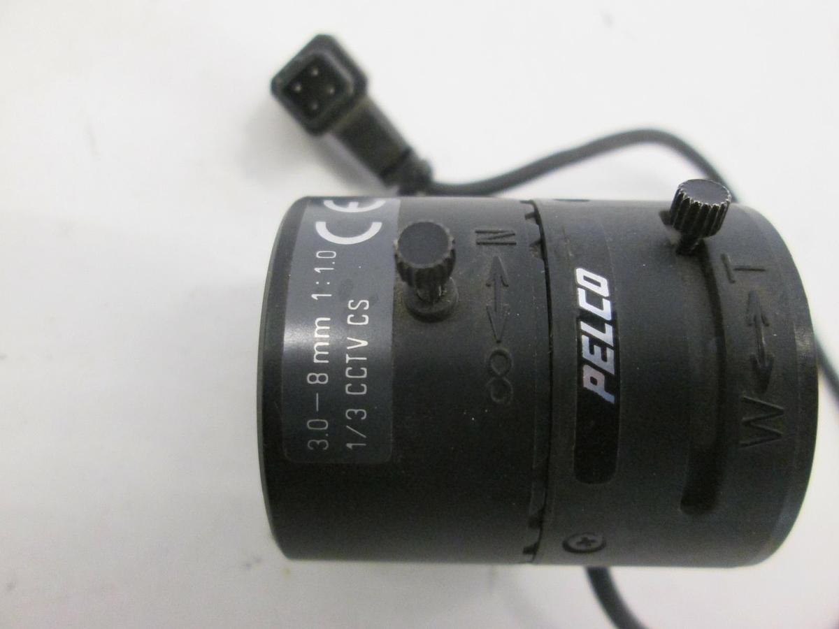 Used Pelco, 1/3 CCTV CS Lens, 3.0-8 mm 1:10, Used