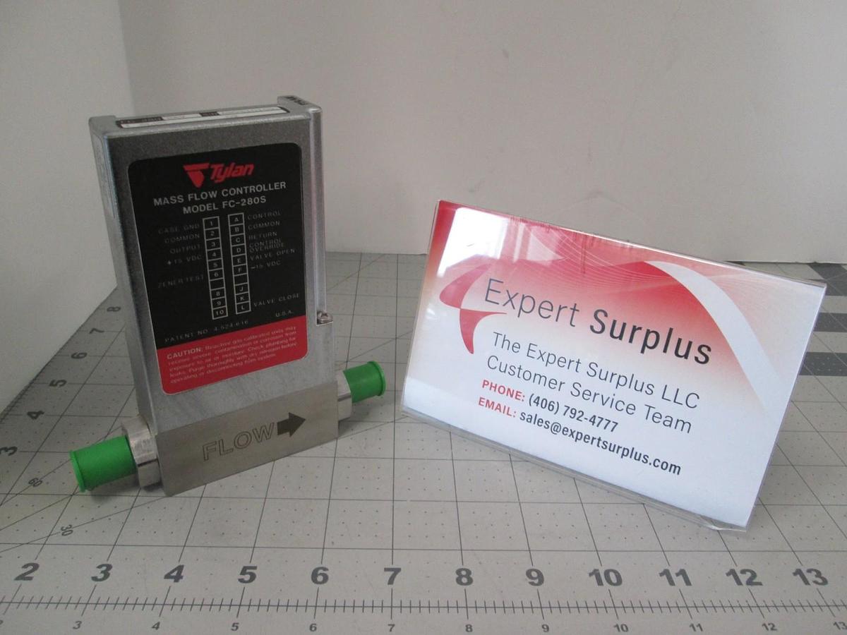 Tylan, FC-280SAV, O2, 1 SLPM, Mass Flow Controller, New