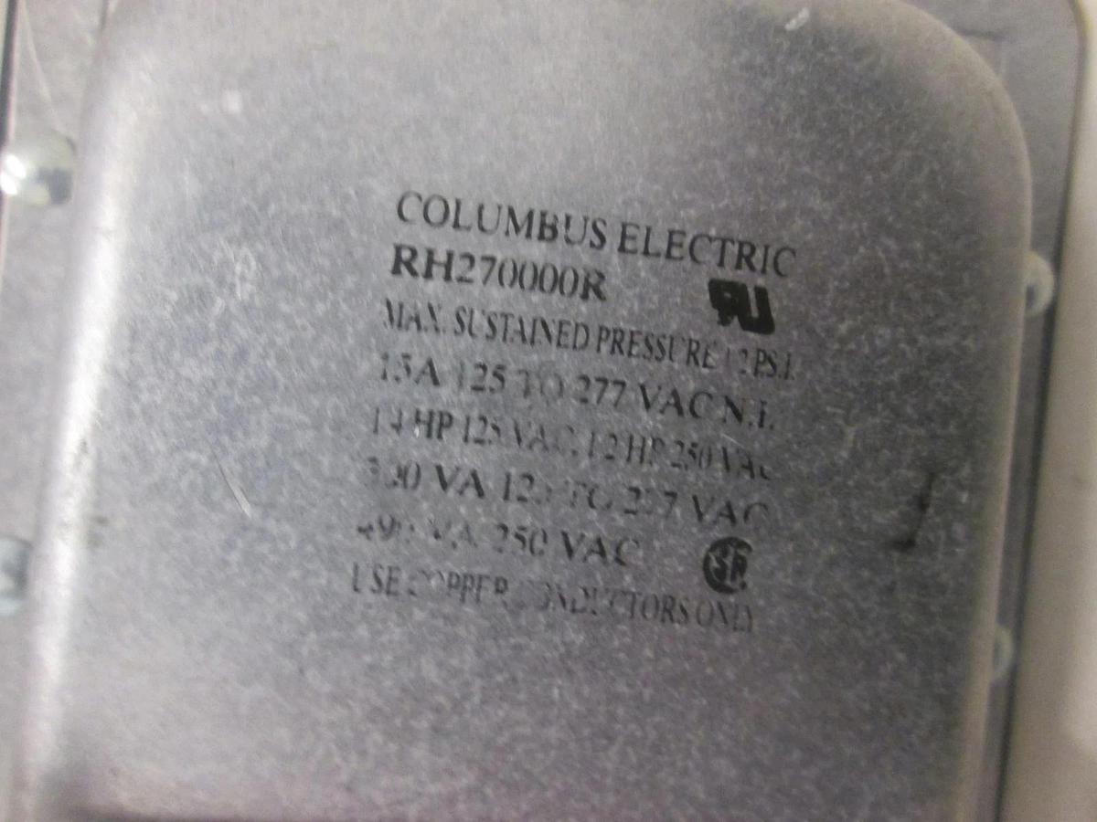 COLUMBUS ELECTRIC, PRESSURE SWITCH, Diap, Diff, NO, New
