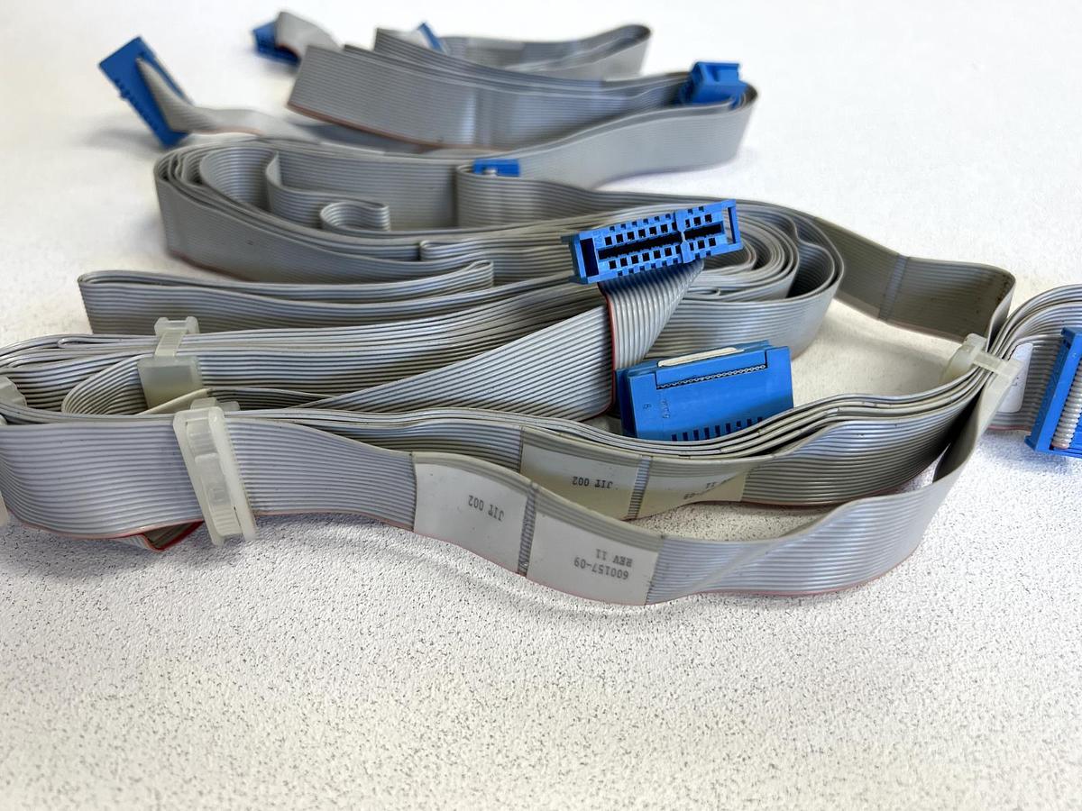 Used SVG Thermco VTR Ribbon Cable P/N 600157-09 ASSY FLOW CONTROL CABLE, Lot of 5