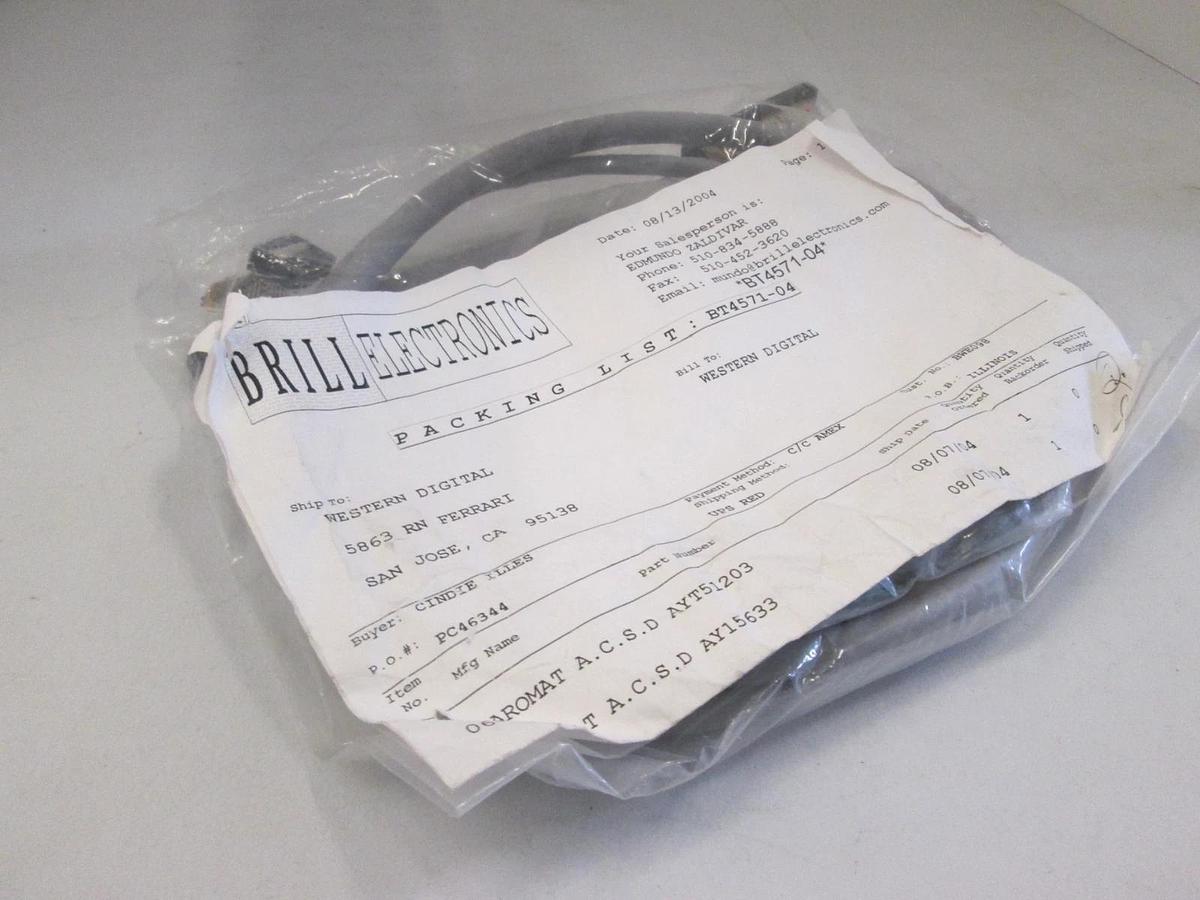 Western Digital, AYT51203 and AY15633, Connector Cable Assy, New