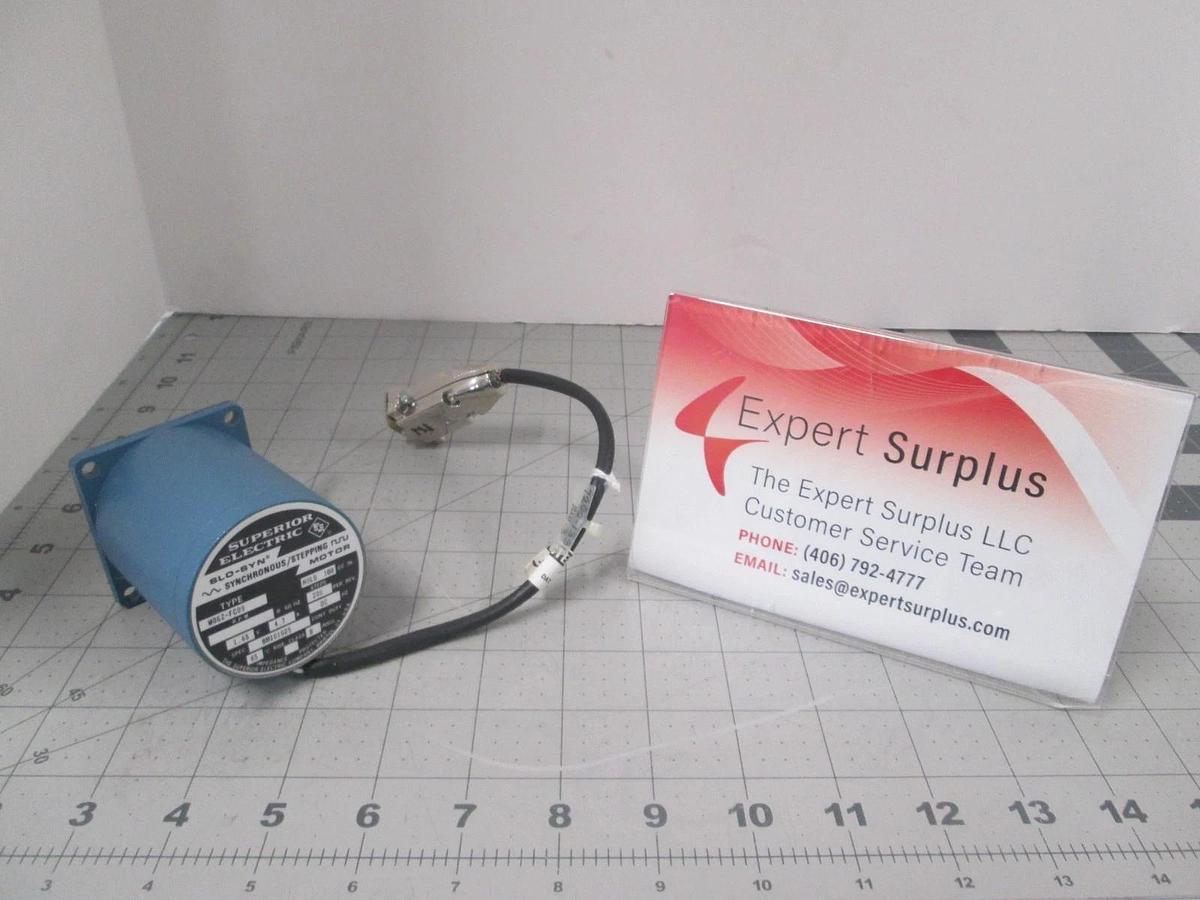 Used Superior Electric, M062-FC09, Synchronous/ Stepping Motor, 1.65V, 4.7A, Used