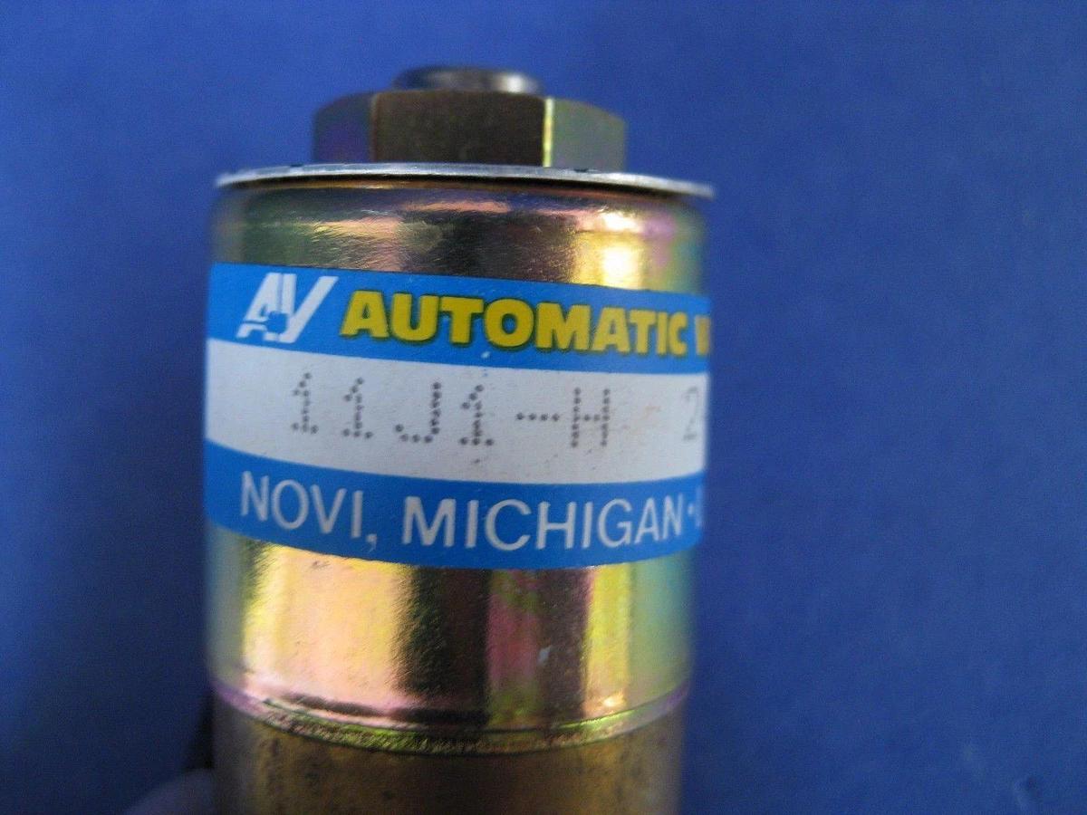 Automatic Valve 11J1-H 2-Way Solenoid Valve, 100 psi, 6W, 24 VDC, LOT of 3 NEW