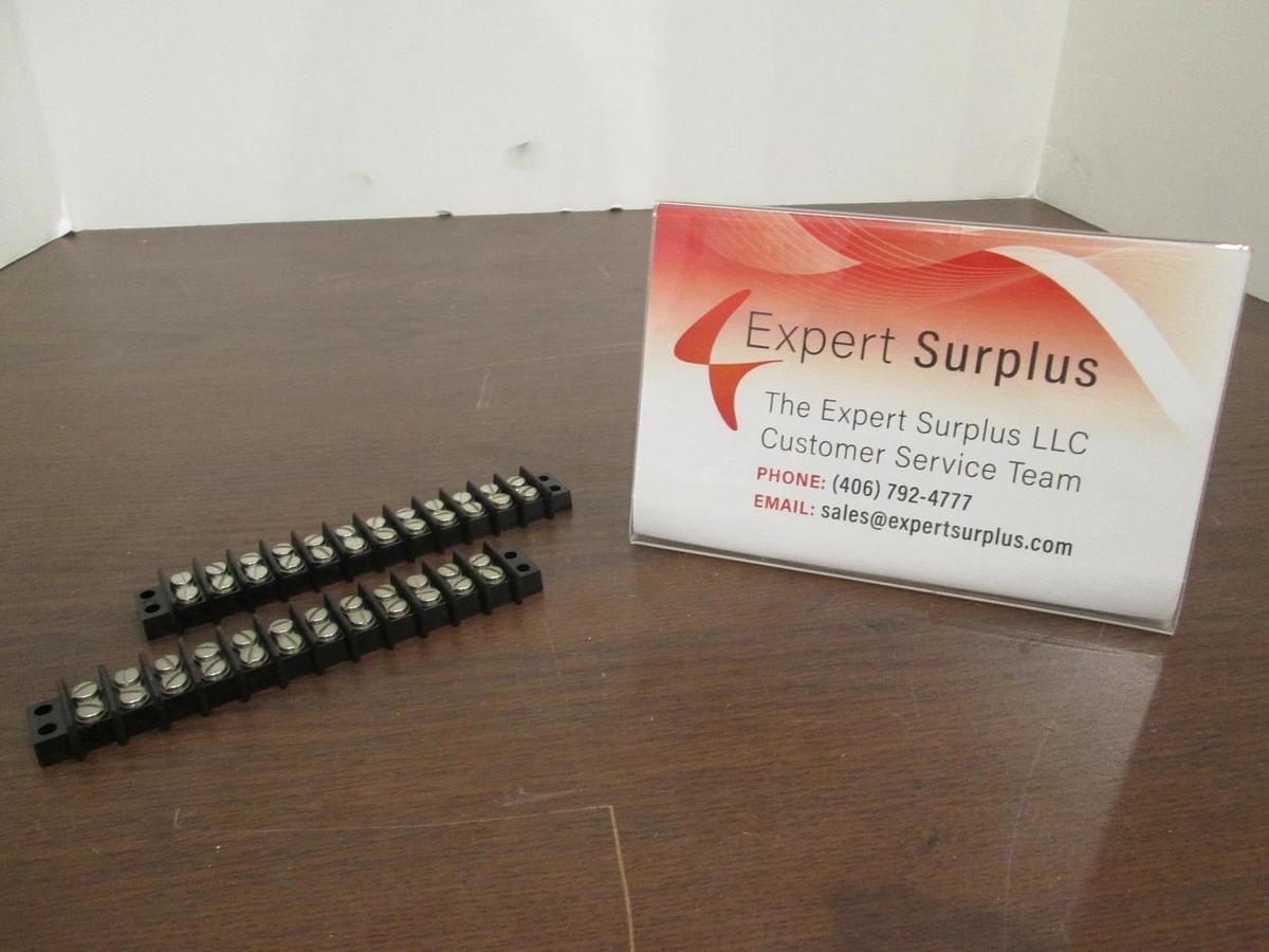 Used Cinch, 12 Position Terminal Block, Used, Lot of 2