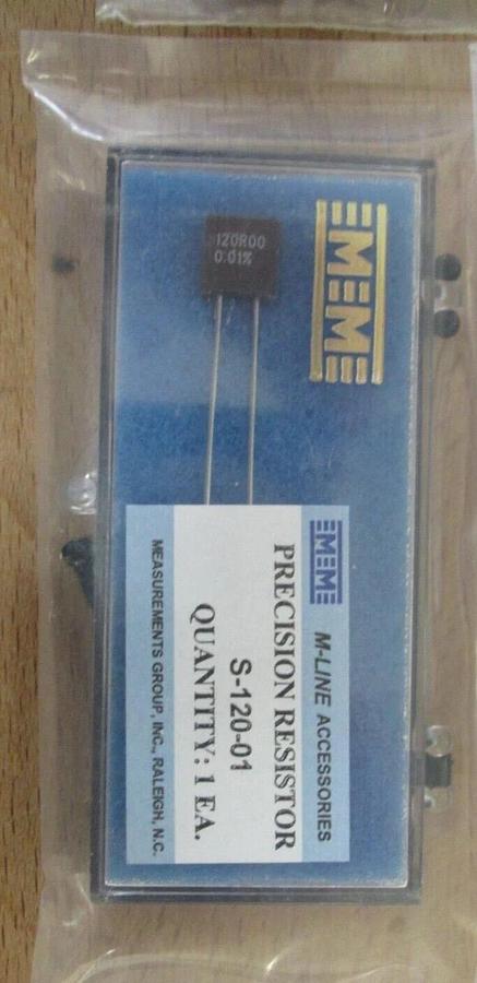 MICRO-MEASUREMENTS MMF006461, S-120-01 PRECISION RESISTOR, M-LINE