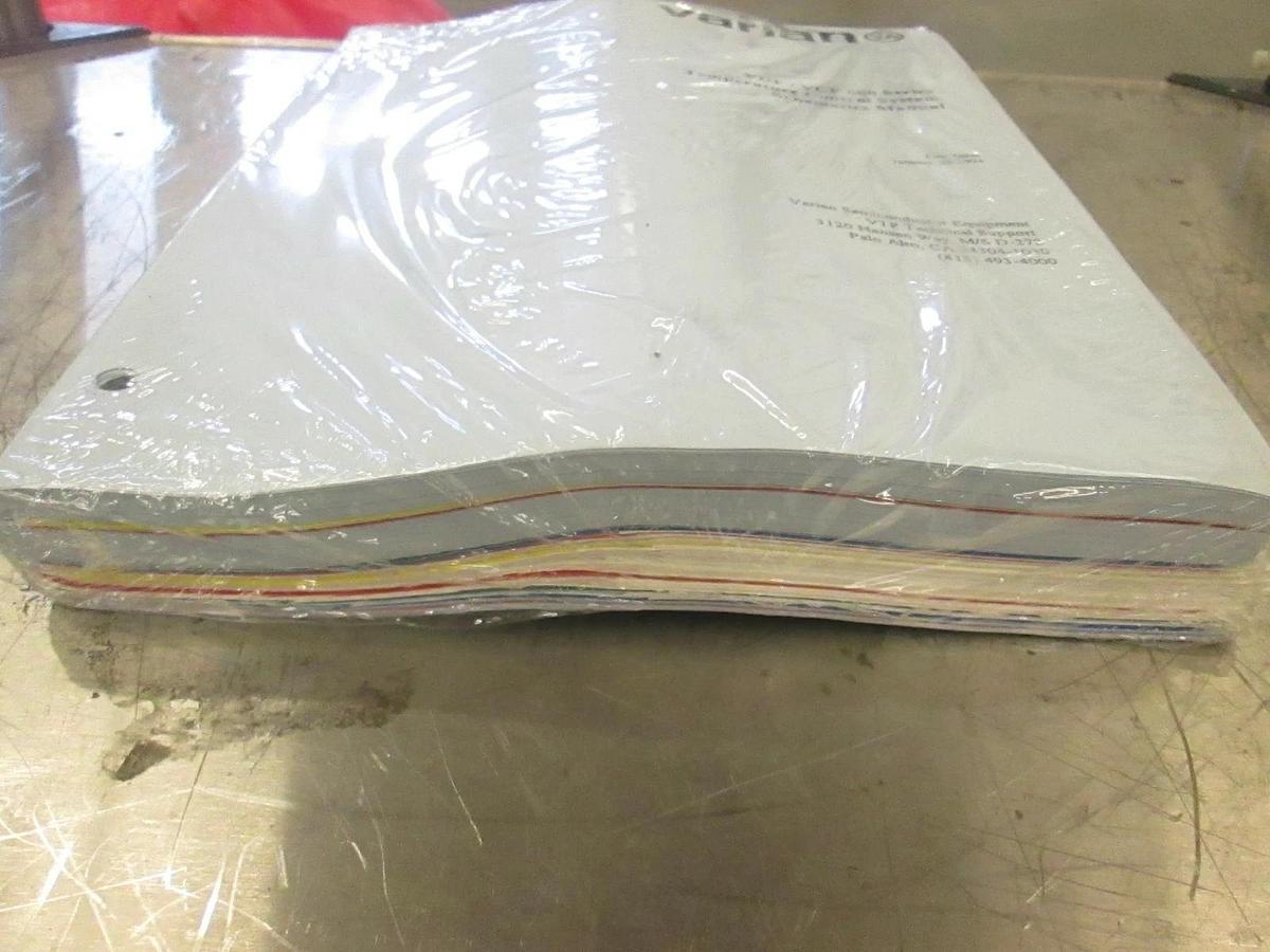 Used Varian VDF/VCF 600 Series Temperature Control System Schematics Manual, New