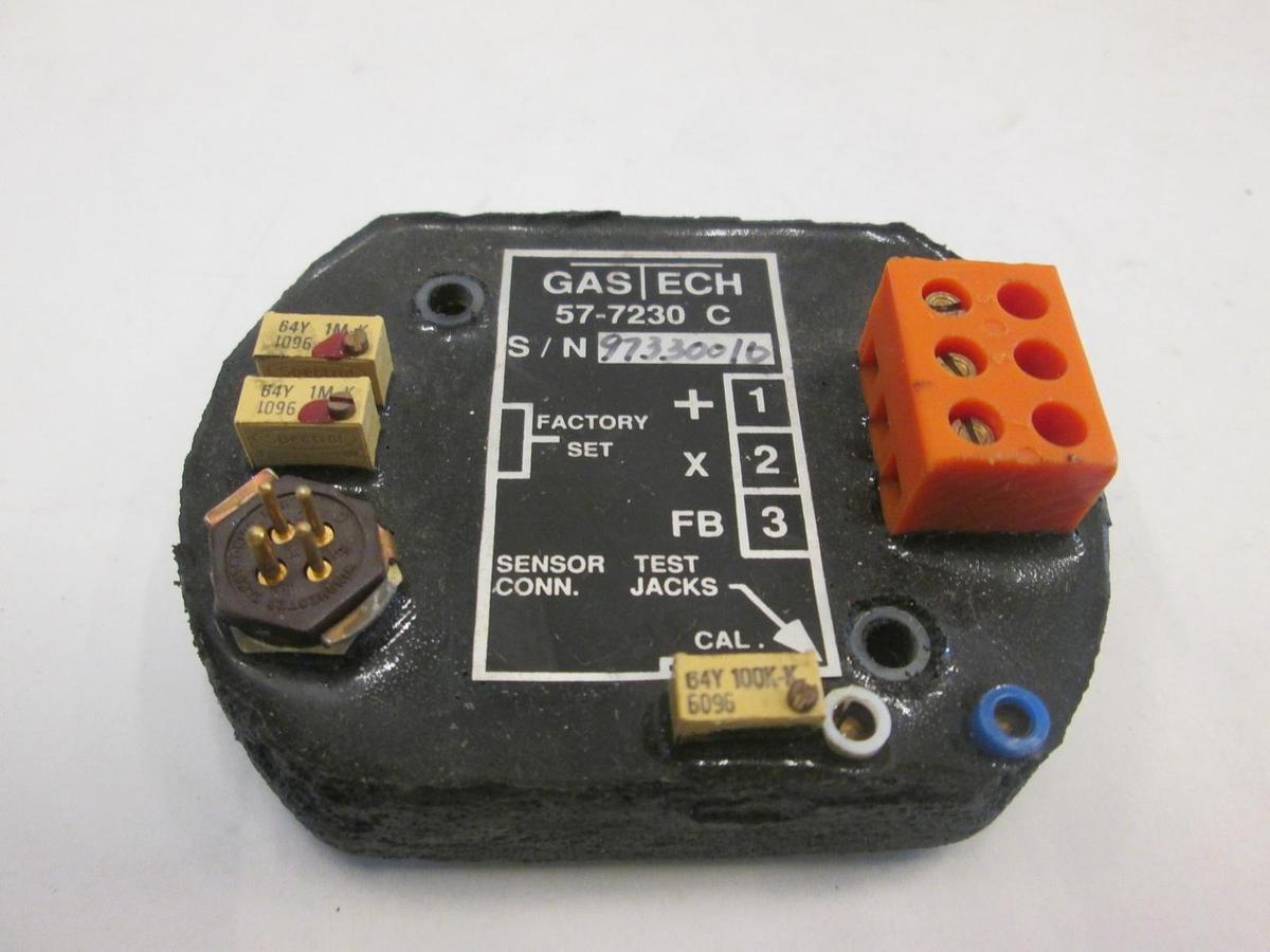 Used GasTech, Sensor Transmitter Amplifier, 57-7230, Used