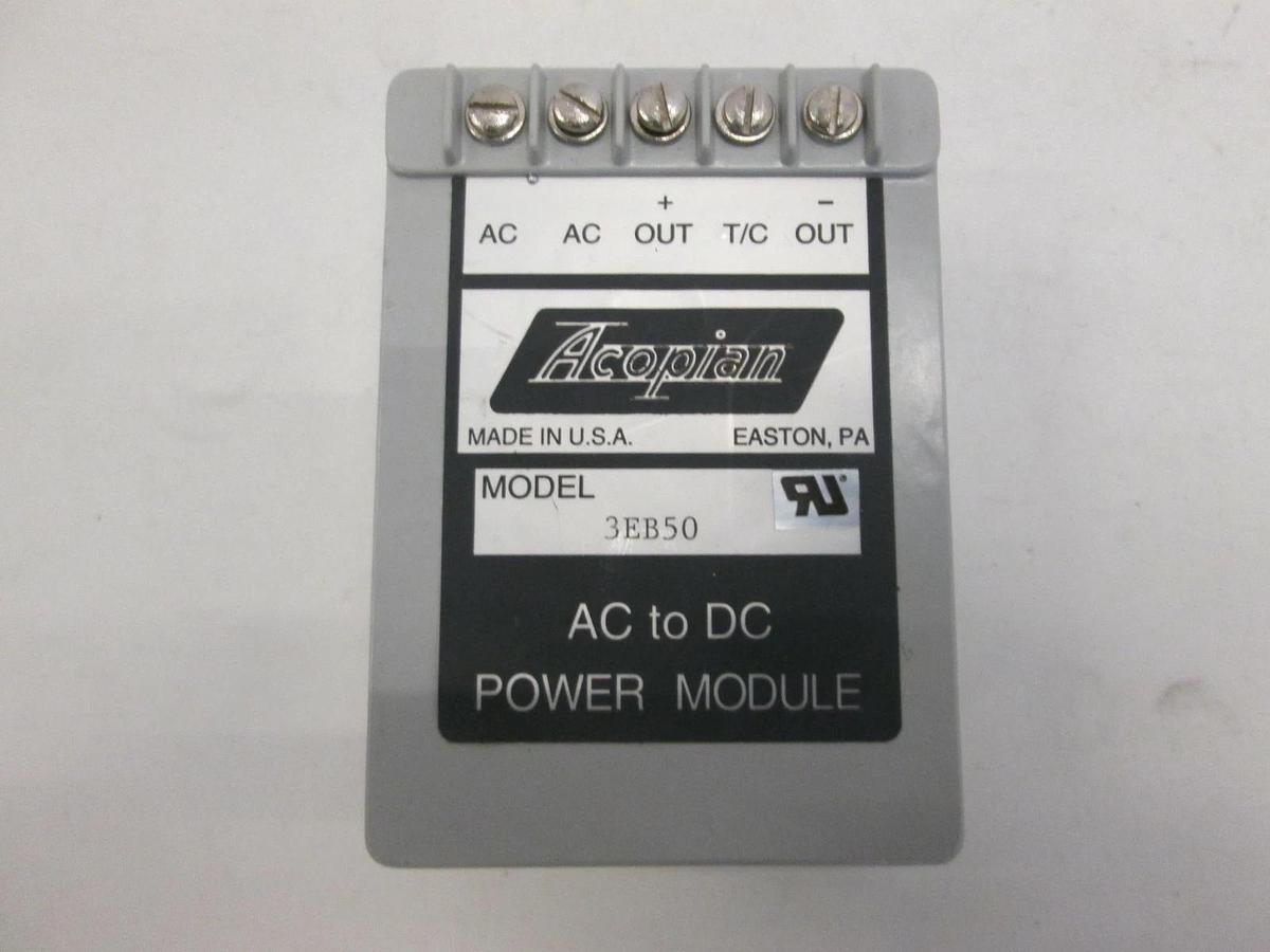 Used Acopian, AC to DC Power Module, 3EB50, Used