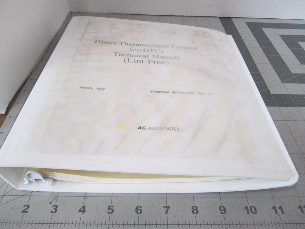Used AG, Direct Thermocouple Control Technical Manual, ez-DTC, Used
