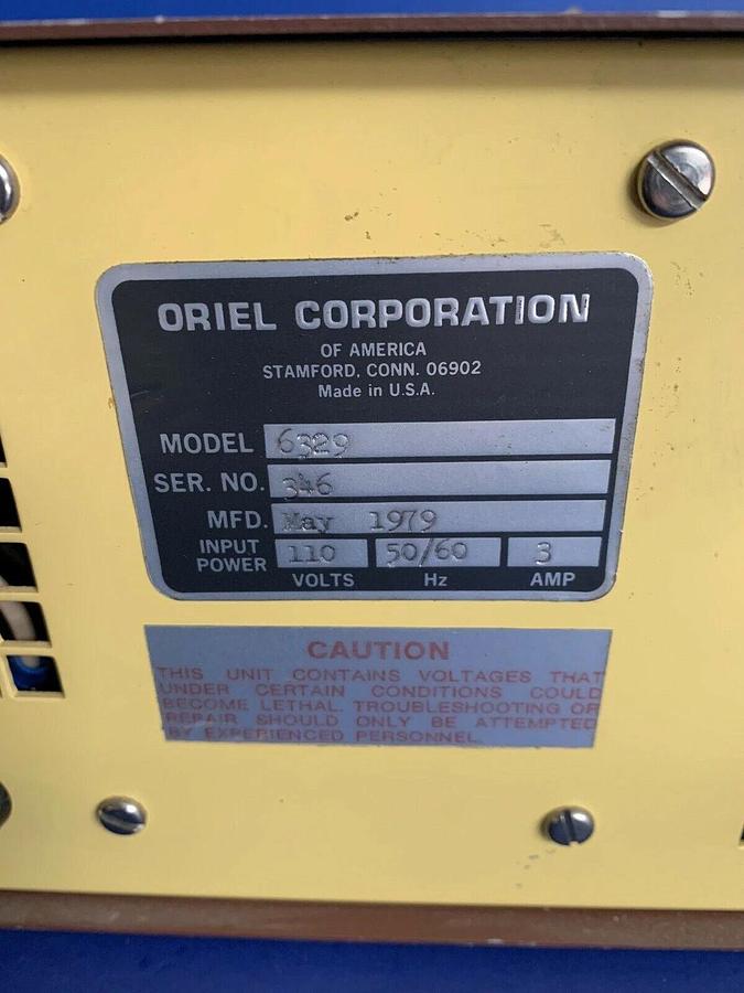 Used Oriel 6329 Regulated AC Power Supply, Used