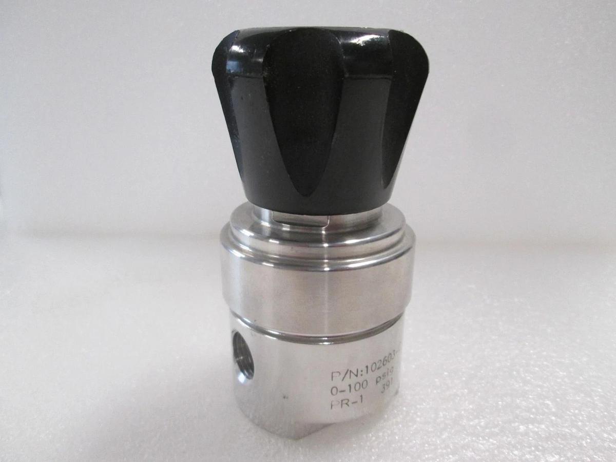Used Go Calogic, 102603-C, PR-1, 0-100 PSIG, Regulator, New