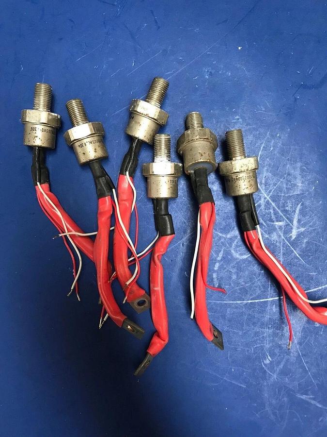 Used Powerex PRX T510028005AQ Thyristor, Phase Control SCR, 80A, 200V - Lot of 6