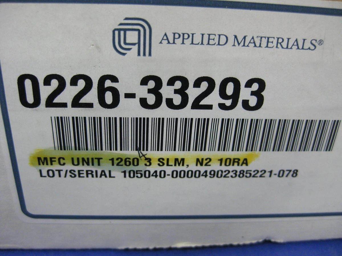Used Unit UFC-1260A Mass Flow Controller, N2, 3 SLM, Refurbished