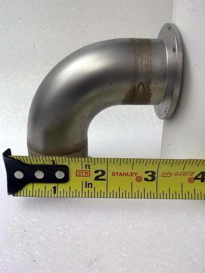 Used ISO-KF Elbow 90 Degree Radius NW40, Used