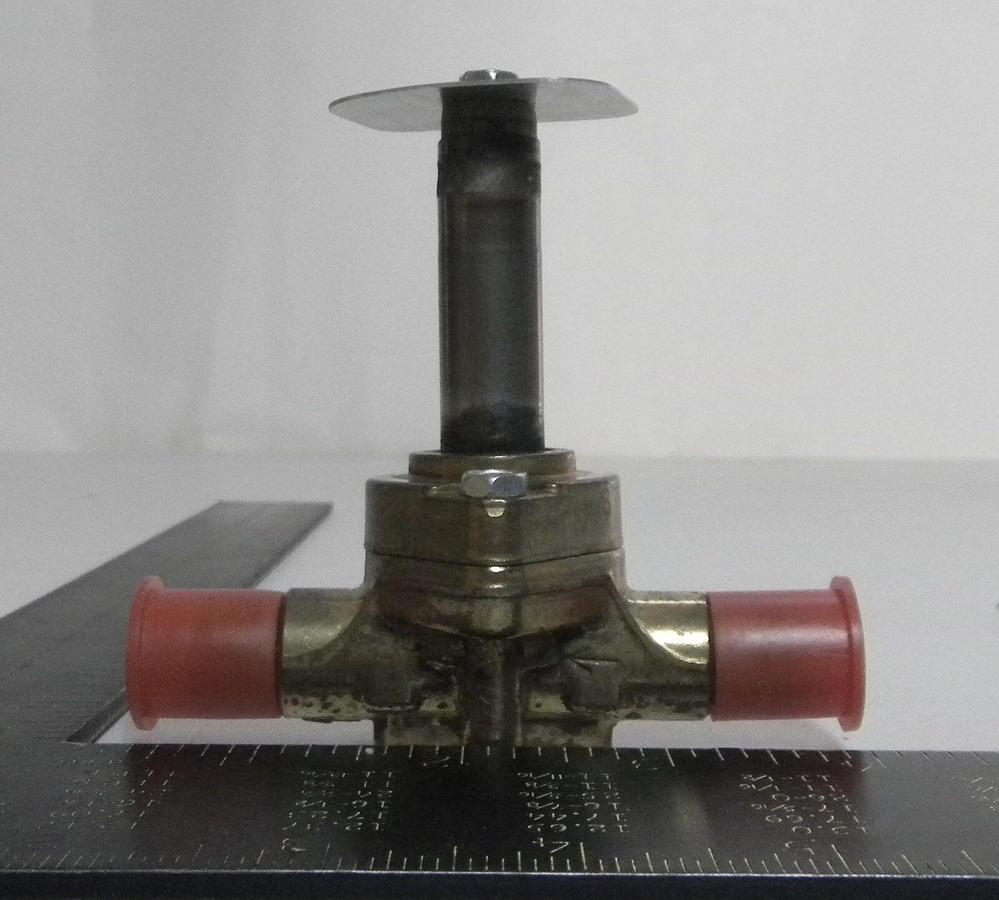 Used Jack- Evans/ Parker RB3F3 Normally Closed Solenoid Valve, 3/8" SAE Male, NIB