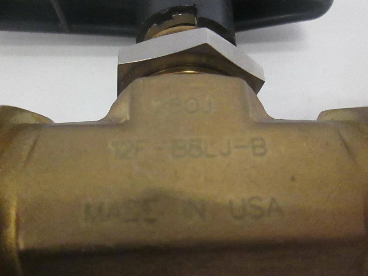Used Parker, 12F-B8LJ-B, Ball Valve, Used