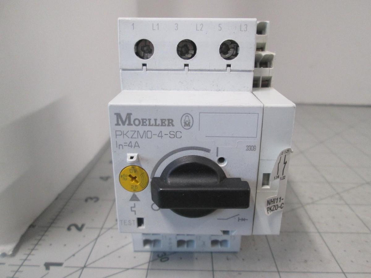 Used Moeller, PKZM0-4-SC, Motor Starter, New