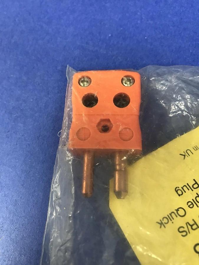 Used IEC RS Type R/S Thermocouple Quick Wire Line Plug and Socket - Lot of 11 pieces,