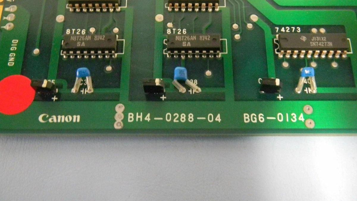 Used Canon BH4-0288-04, PCB Assembly, Working When Removed