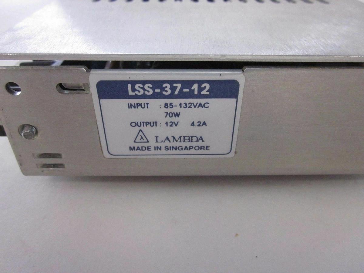 Used Lambda LSS-37-12 Power Supply, Input: 85-132VAC 70W, Output: 12V, 4.2A, Used