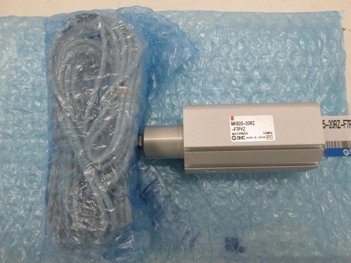 SMC, Double Acting Pneumatic Cylinder, MKB25-20RZ-F7PVZ, New