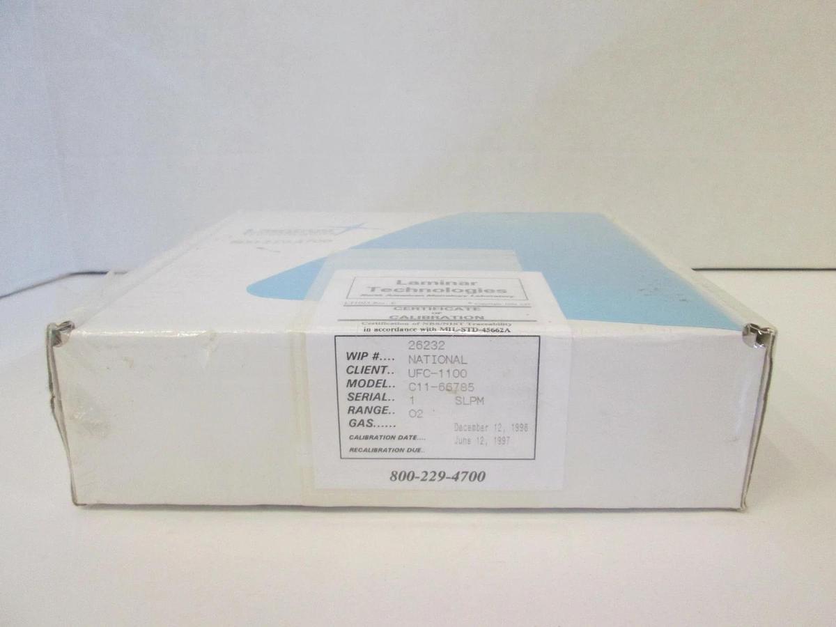 Used Unit UFC-1100 Mass Flow Controller MFC, O2, 1 SLPM, 1/4" Male