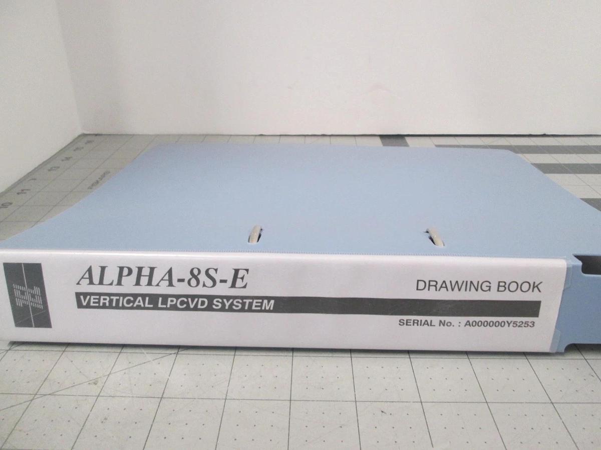 Used TEL Tokyo, ALPHA-8S, Drawing Book, REV 1.0, 2197-511330-21, Used