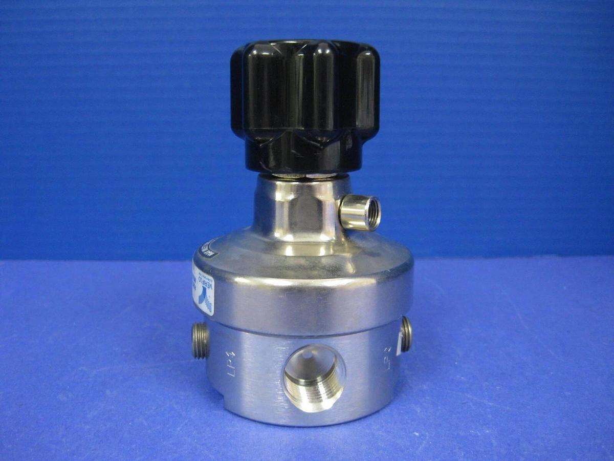 Used Veriflo HFR901S4PBV14 High Flow Pressure Regulator, 4 Ports 1/4" pipe thread