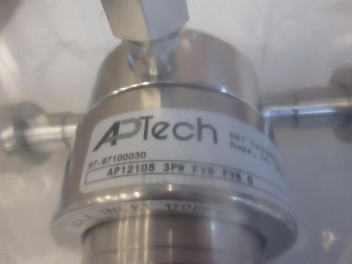 Aptech Gas Stick Assy, AP1210S Regulator, 30-0-100 PI Gauge, 6L-ELD8-CCXX Valve