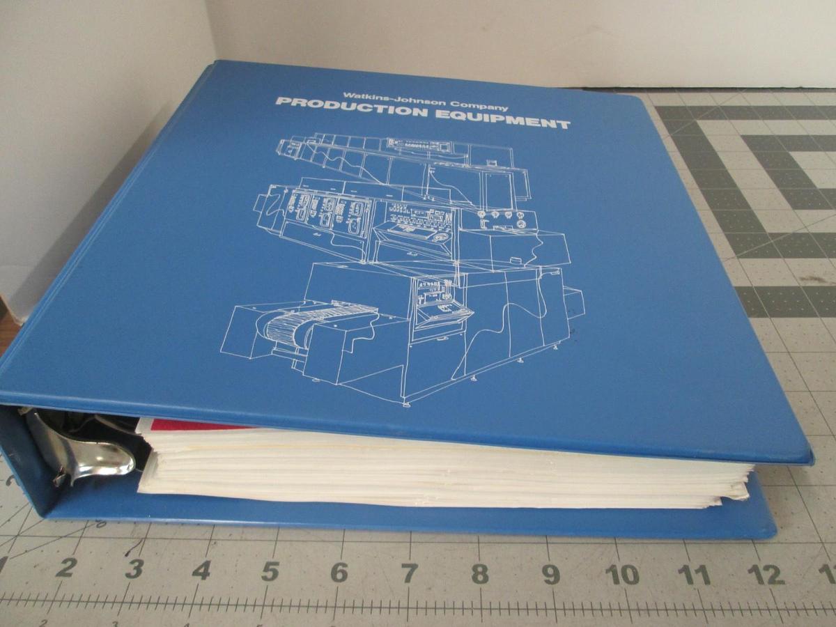 Used Watkins Johnson, 6-Bubbler Liquid Source System Manual, M953, Used