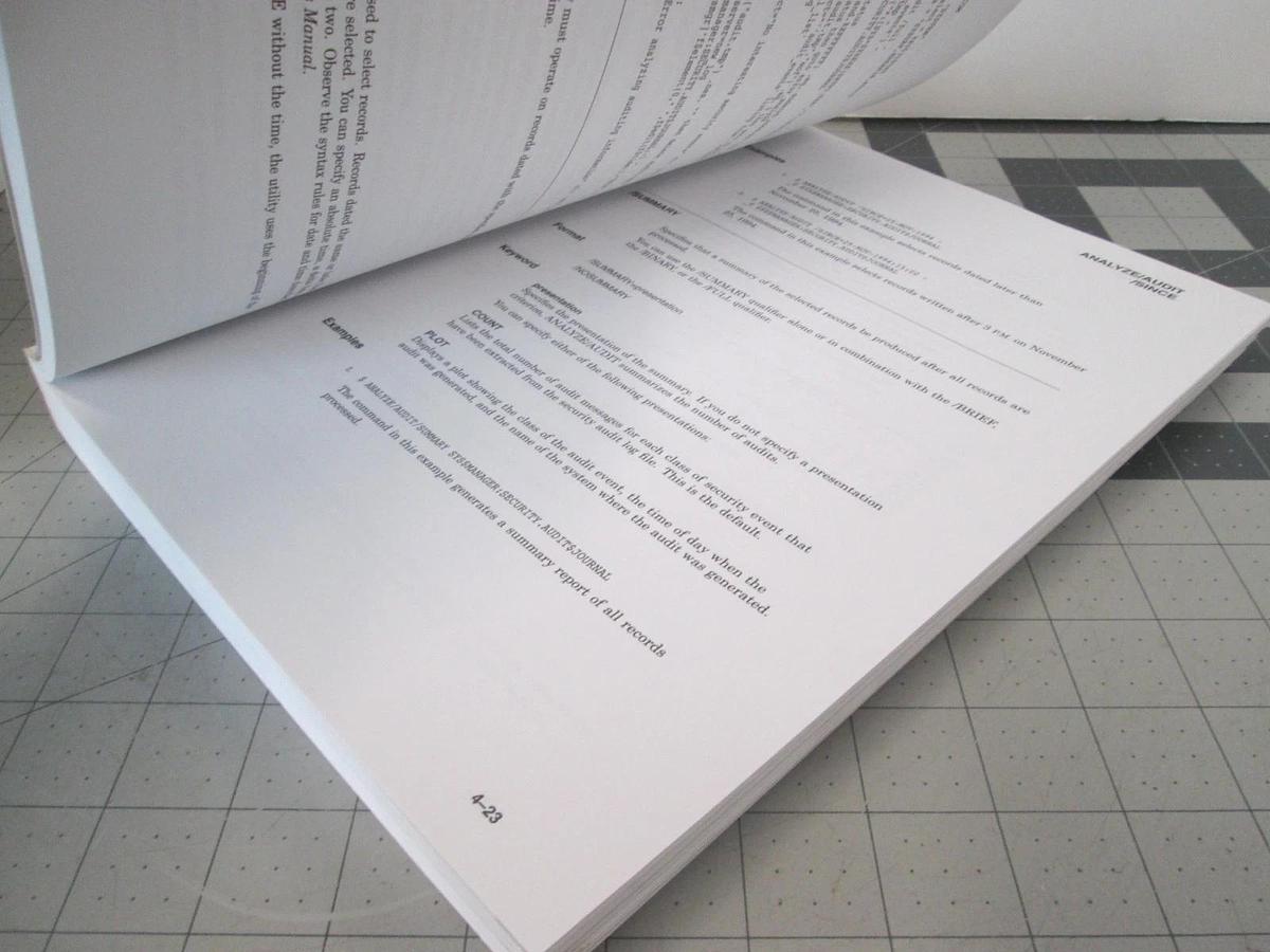 Used Digital, OpenVMS System Management Utilities Referance Manual: A-L, Used