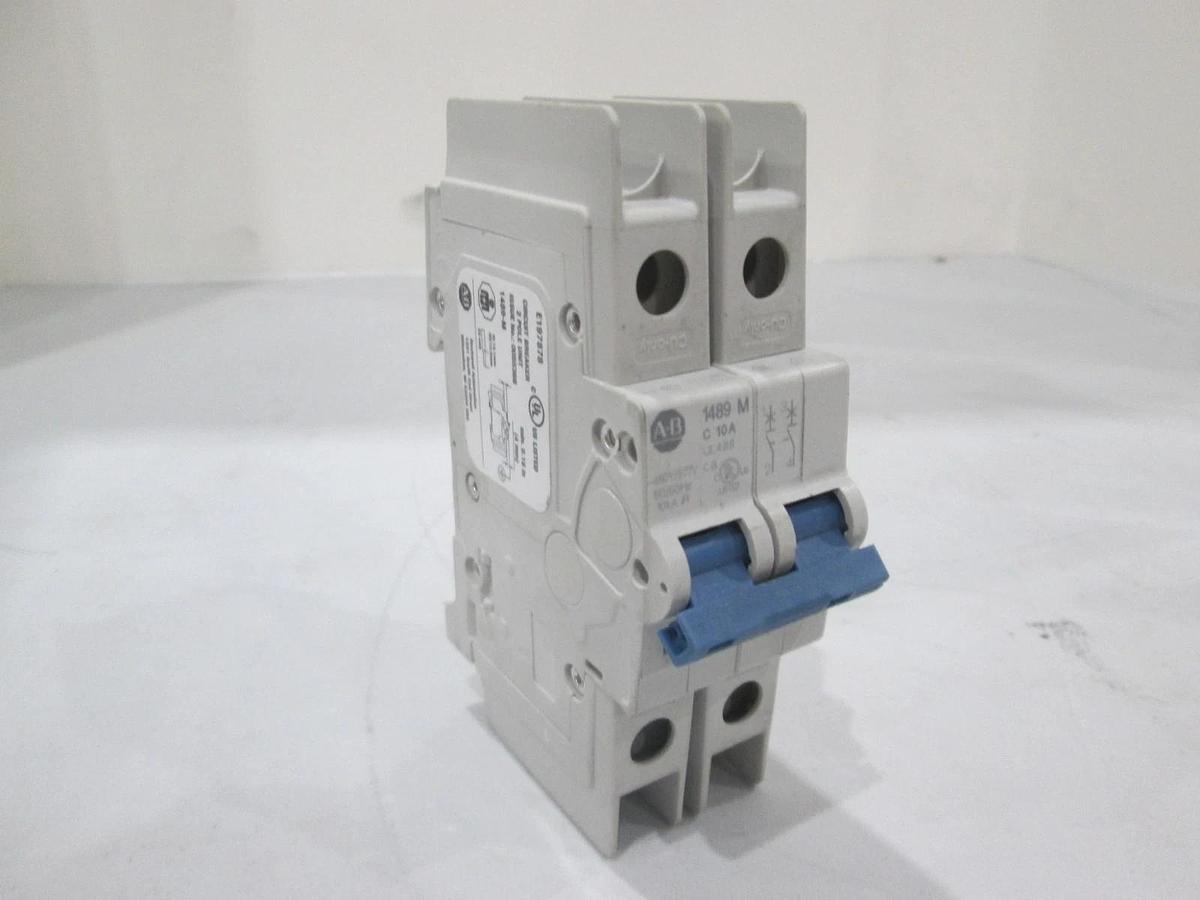 Allen-Bradley, 1489-M2C100, Miniature Circuit Breaker, 2 Pole, New