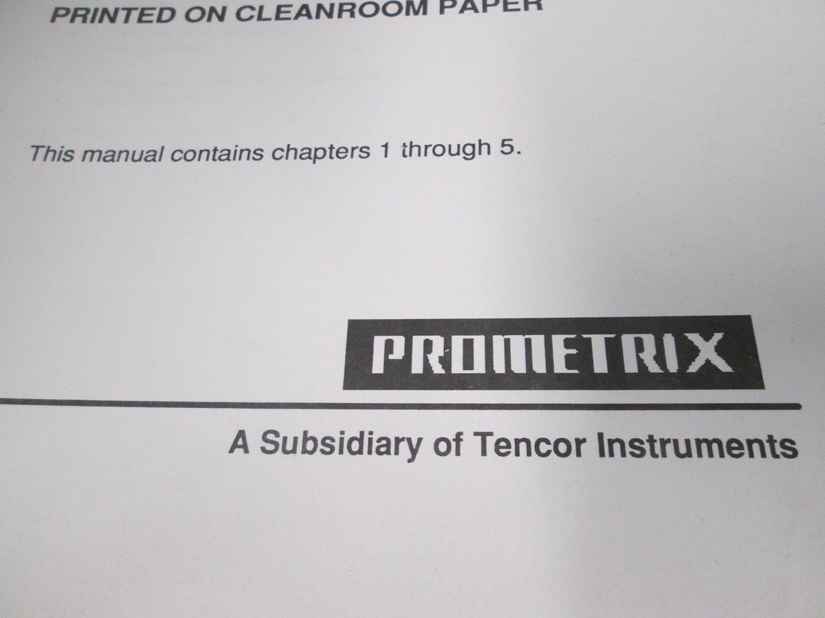 Used Tencor, Prometrix, UV-1050, Volume 1 User's Guide for StatTrax Version 7.0, Used