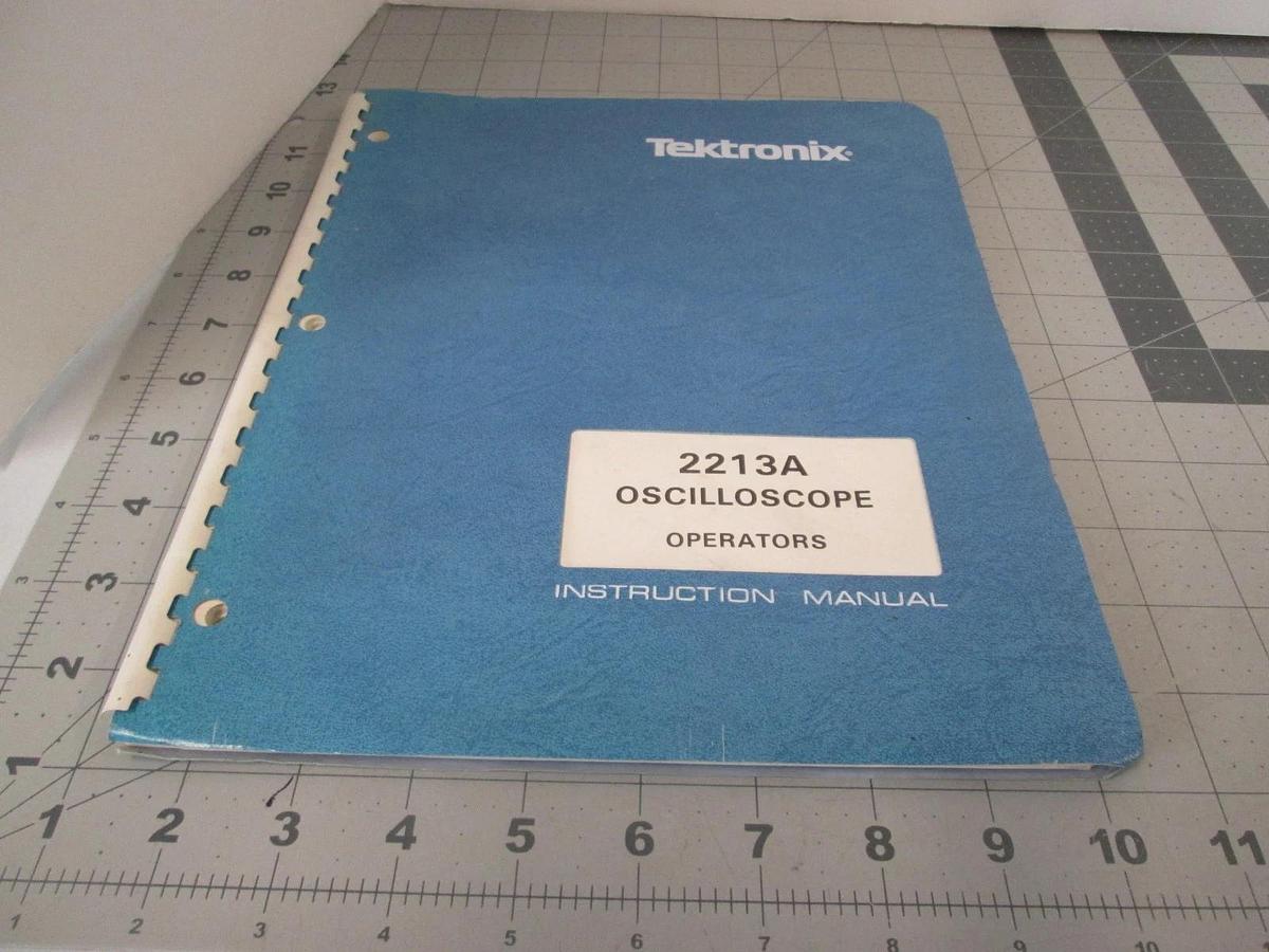 Used Tektronix, 2213A, Oscilloscope Operators, Instruction Manual, Used