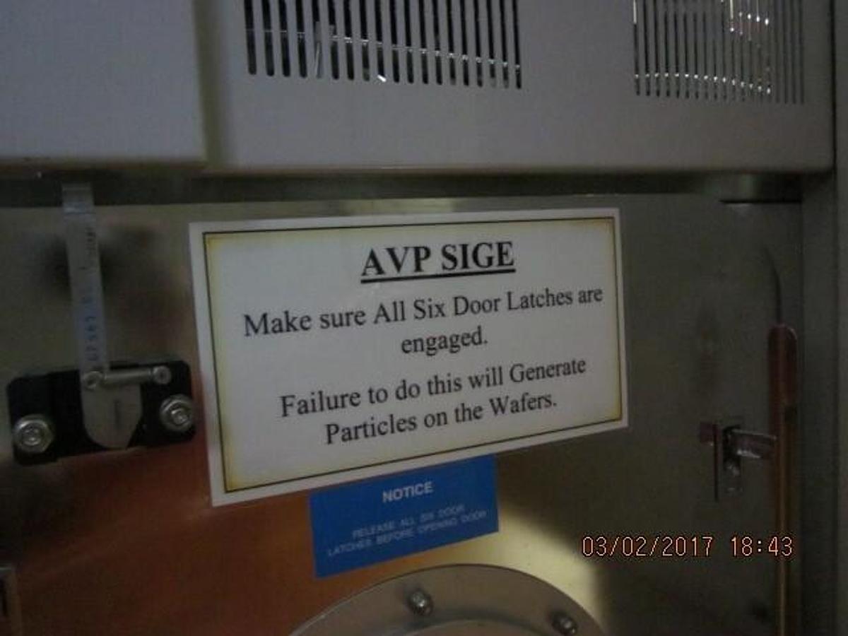 Used SPT Micro AVP 8000 Vertical furnace SiGe, Used