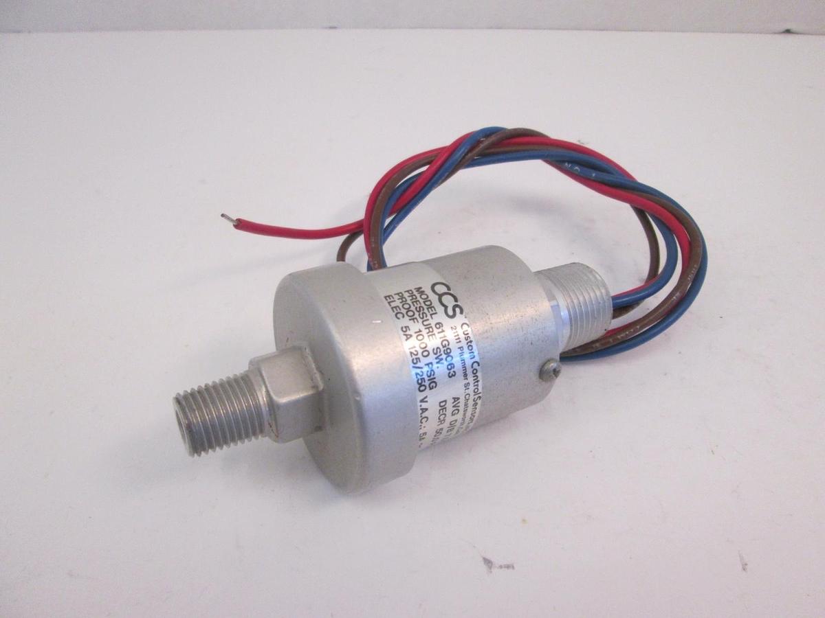 Used CCS 611G9063 Pressure Switch